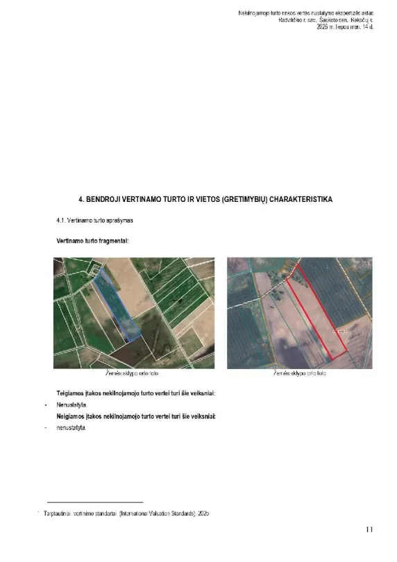 Parduodamas 5,32 ha žemės ūkio paskirties sklypas Reksčių k., Radviliškio r. sav.