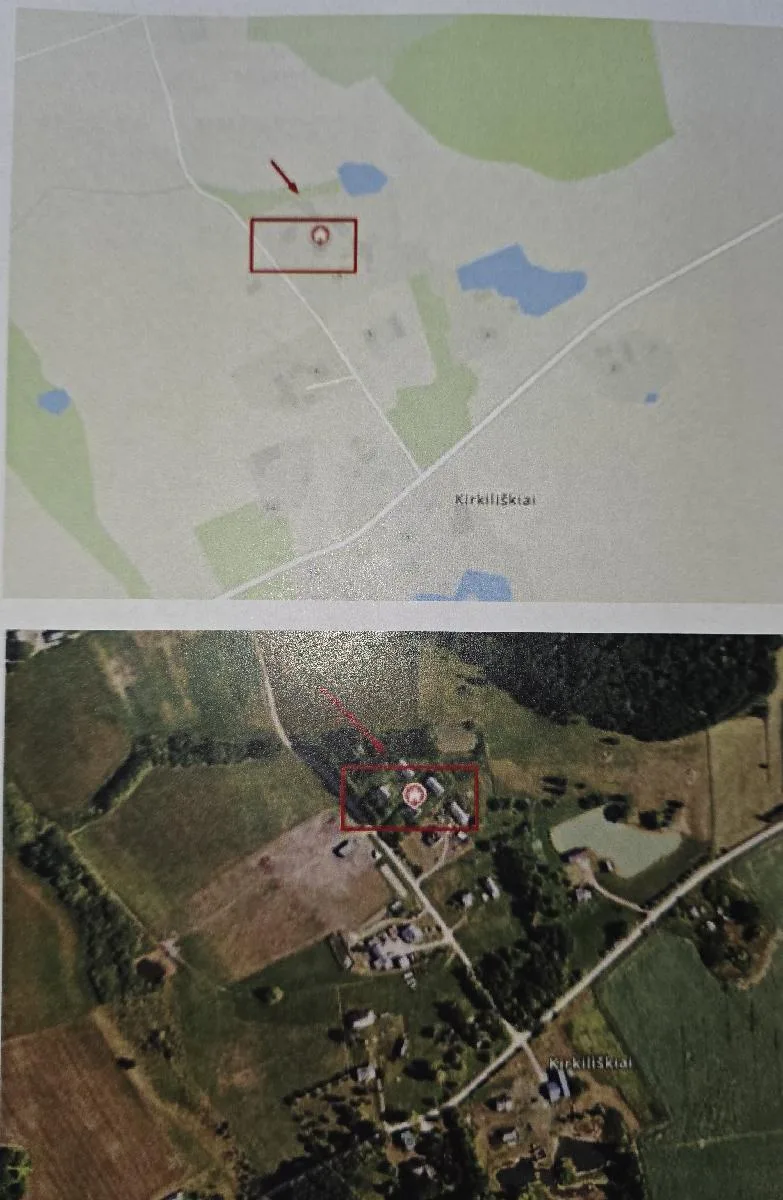Gyvenamasis namas su pagalbiniais pastatais ir žemės sklypu Katlėrių k.