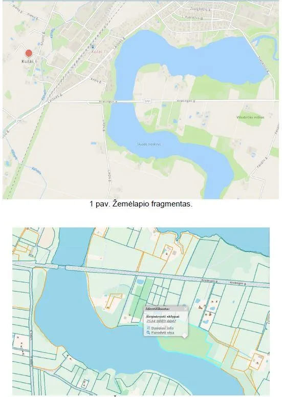 Miškų ir žemės ūkio paskirties žemės sklypo 7/40 dalies pardavimas Kulų k.