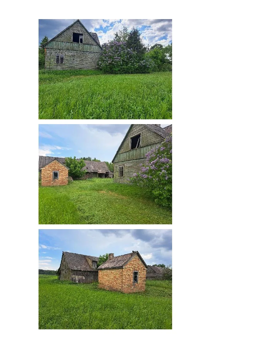 Gyvenamasis namas su žemės sklypu ir ūkiniais pastatais Kelmės r. Vašilėnų k.