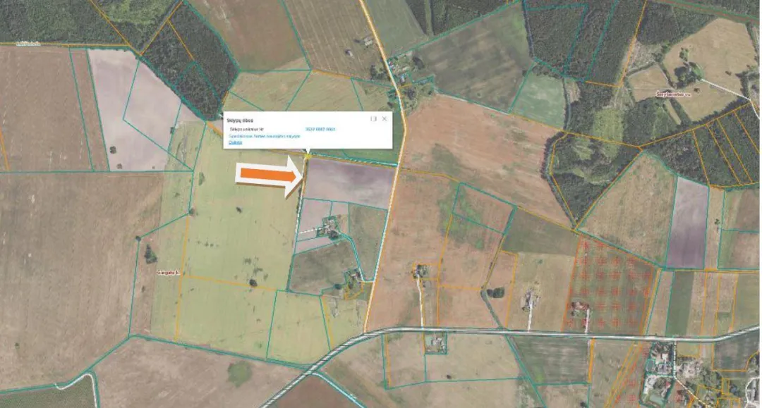 4,7 ha žemės sklypas Gaigalų k., Biržų r. sav.