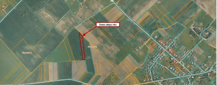 Parduodamas 0,82 ha žemės ūkio paskirties sklypas Stanelių k., Joniškio r. sav.