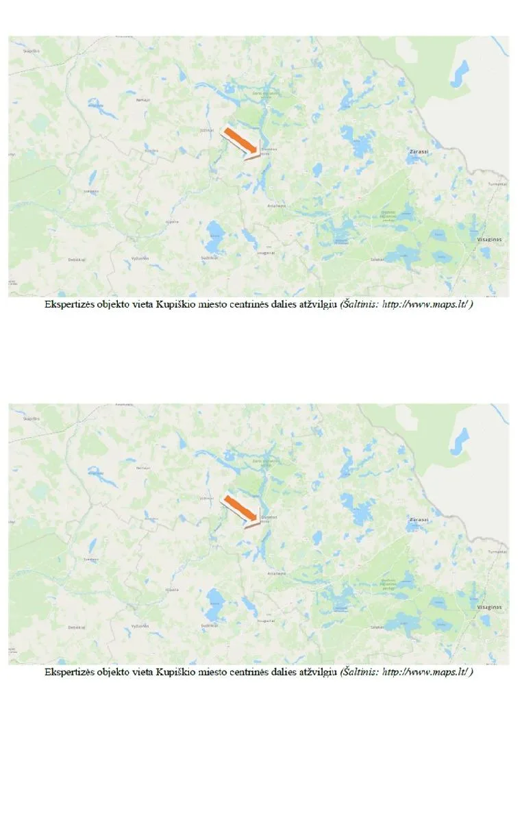 Parduodama 1/2 dalis 2 kambarių buto, 20,28 kv. m, Dusetose