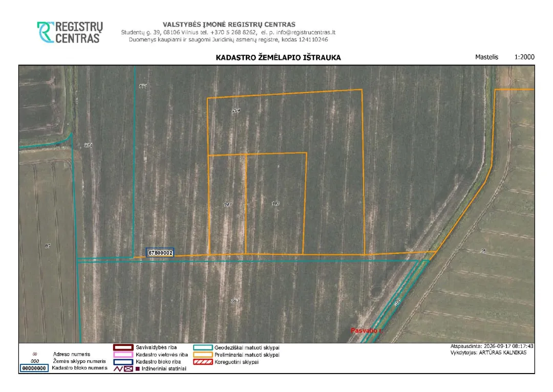Parduodamas 0,65 ha žemės ūkio paskirties sklypas Daičiūnų k.