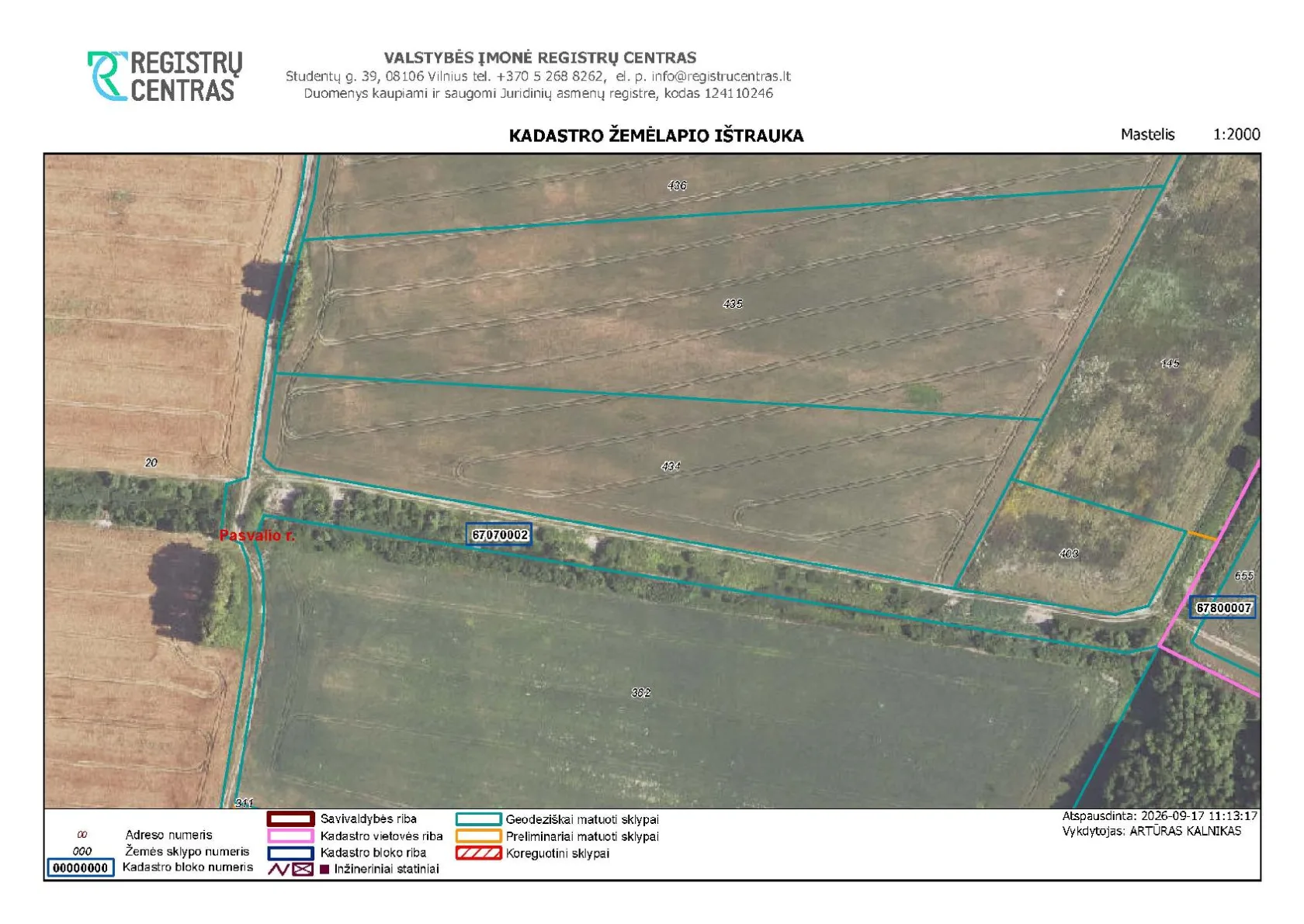 Parduodamas 2,06 ha žemės ūkio paskirties sklypas Kalneliškių k., Pasvalio r. sav.