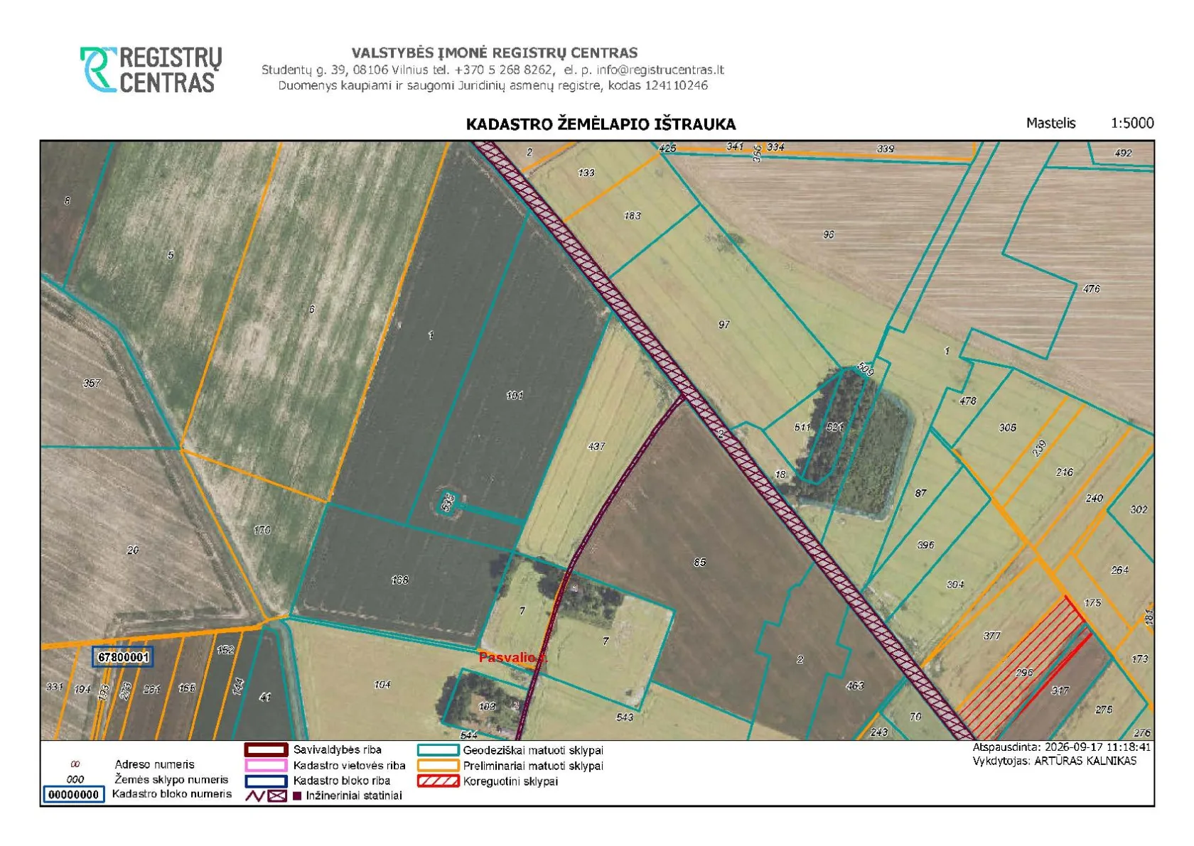 Parduodamas 2,72 ha žemės ūkio paskirties sklypas Vingrelių k., Pasvalio r. sav.