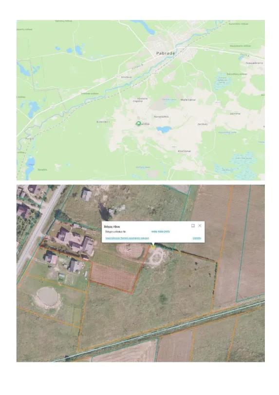 Parduodamas 1,22 ha žemės ūkio paskirties sklypas Karkažiškės kaime