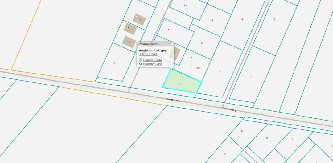 8,02 a žemės sklypas Baukštininkų k., Klaipėdos r. sav.
