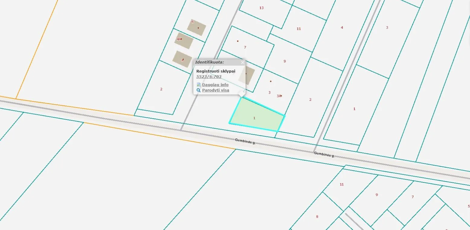8,02 a žemės sklypas Baukštininkų k., Klaipėdos r. sav.