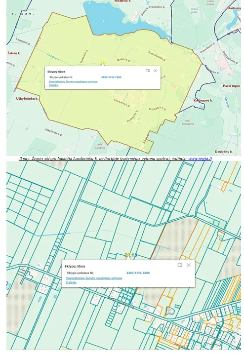 Parduodamas 7,114 ha žemės sklypas Lazdininkų k., Kretingos r. sav.