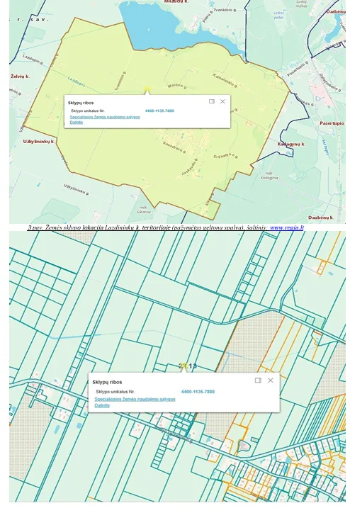 Parduodamas 7,114 ha žemės sklypas Lazdininkų k., Kretingos r. sav.