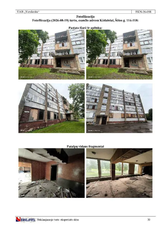 231,96 m² laidojimo salė Kėdainiuose