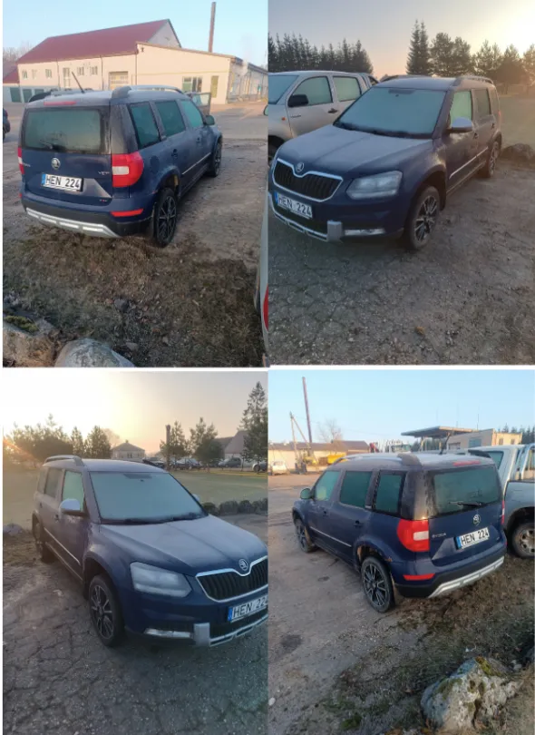 Parduodamas 2014 m. automobilis Škoda Yeti