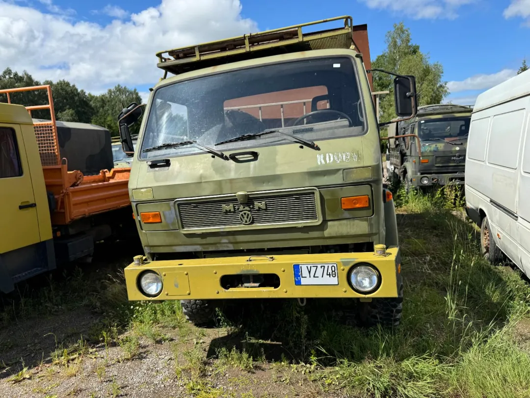 MAN 8.136 FAE krovininis automobilis su motogeneratoriumi