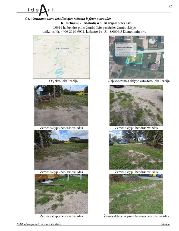Žemės ūkio paskirties sklypas Kumelionių k., Marijampolės sav.