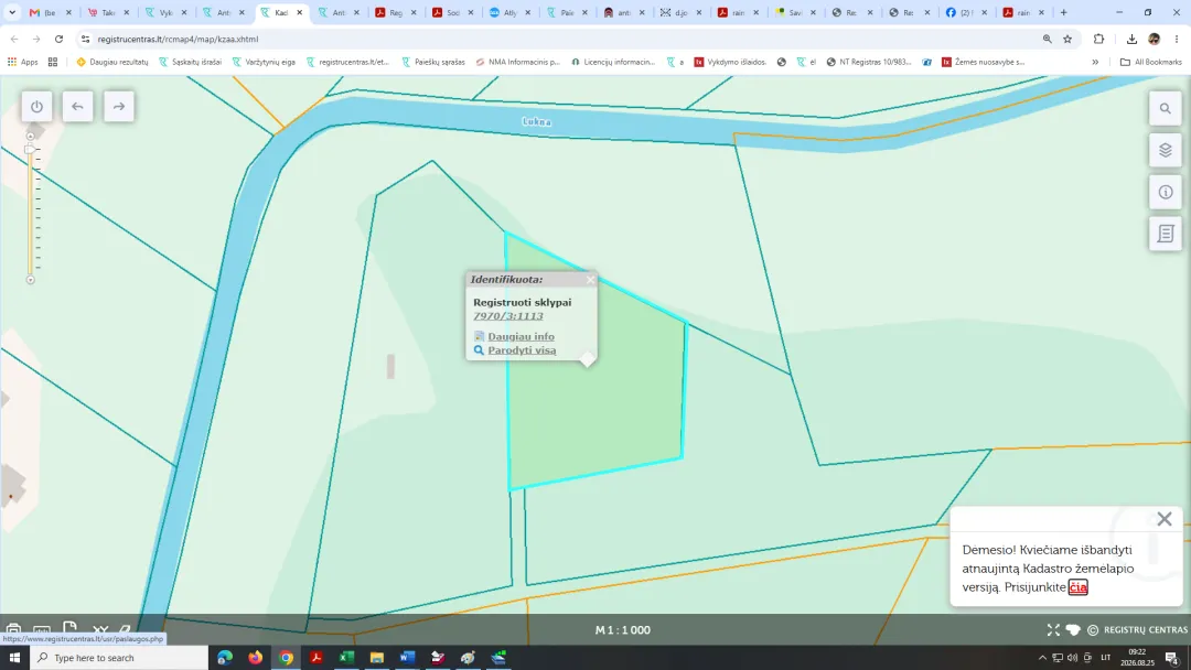 Parduodamas 0,4 ha miškų ūkio paskirties žemės sklypas Trakų r. sav., Bedugnės k.