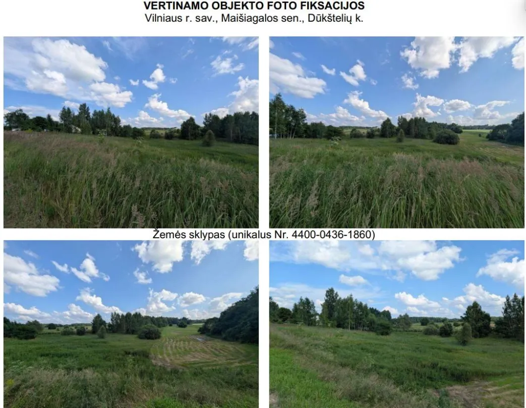 135,5 a žemės sklypas Dūkštelių kaime, Vilniaus r. sav.