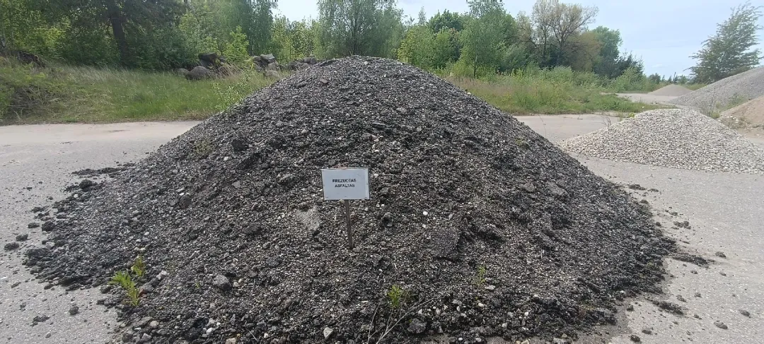 Naudotos asfalto granulės – 60 t