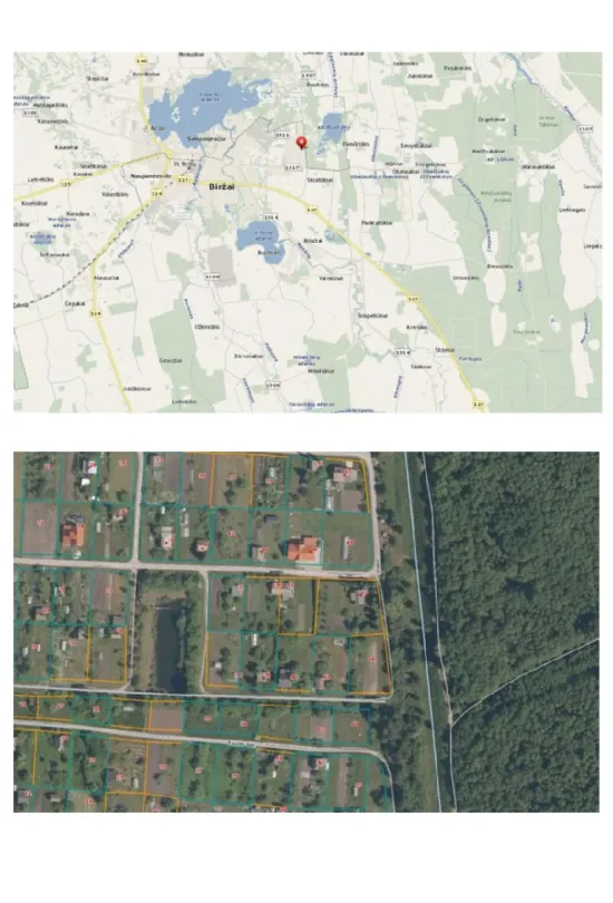 6 a žemės sklypas Biržuose, Gėlių take 37