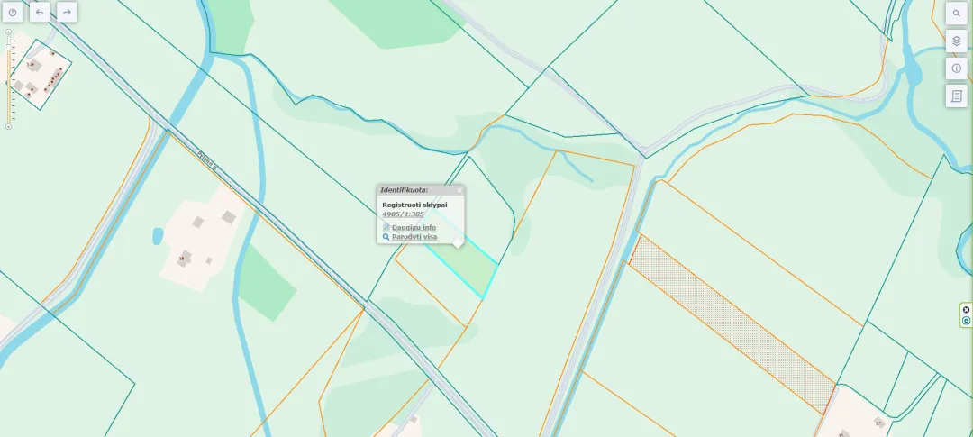 Žemės ūkio paskirties sklypas Lapainios k., Kaišiadorių r. sav.