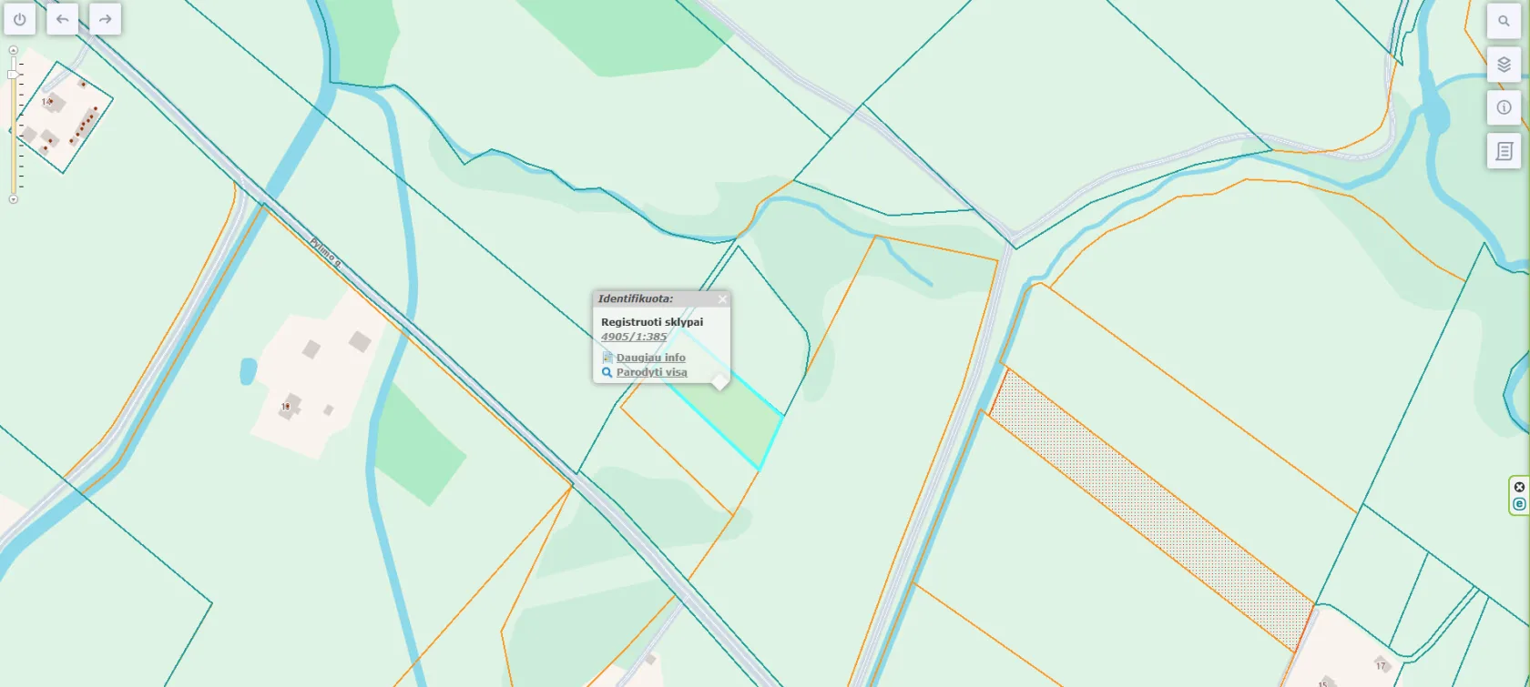 Žemės ūkio paskirties sklypas Lapainios k., Kaišiadorių r. sav.