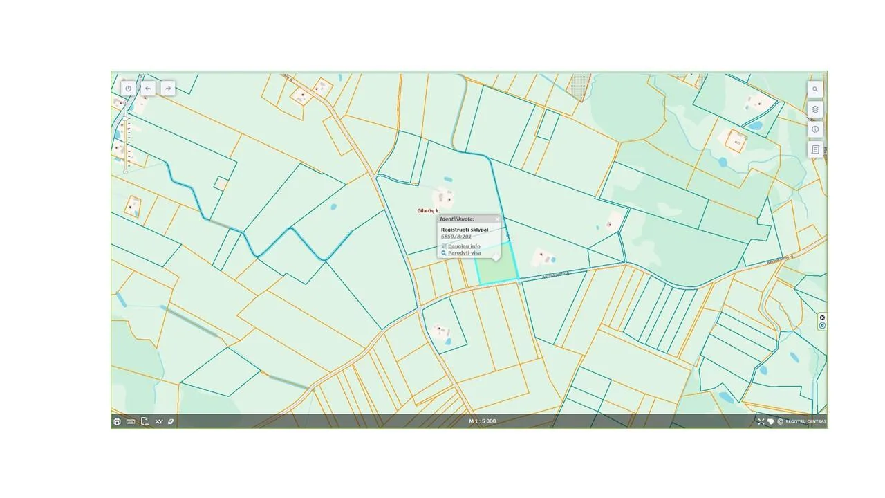1,71 ha žemės sklypas Gilaičių kaime, Plungės r. sav.