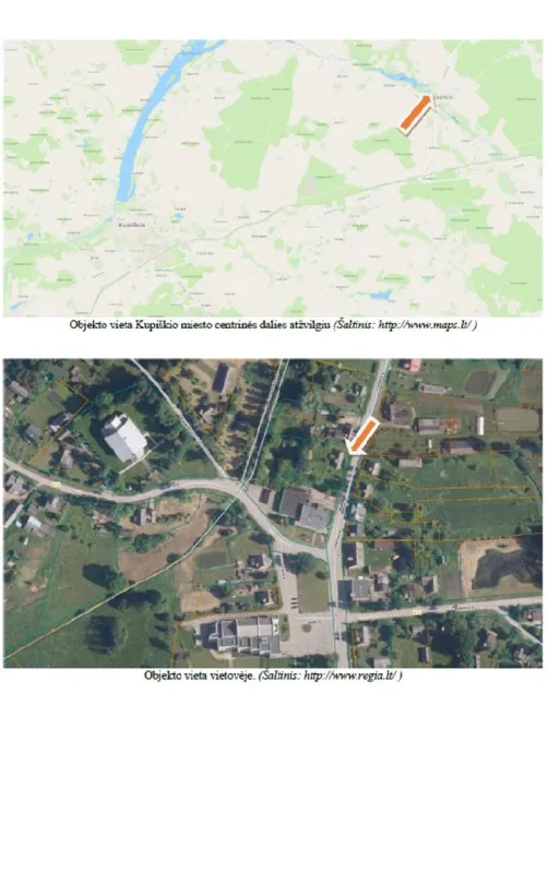 Žemės sklypo dalis su gyvenamojo namo ir ūkinių pastatų dalimis Skapiškyje