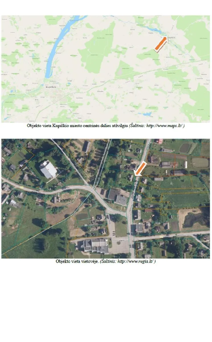 Žemės sklypo dalis su gyvenamojo namo ir ūkinių pastatų dalimis Skapiškyje