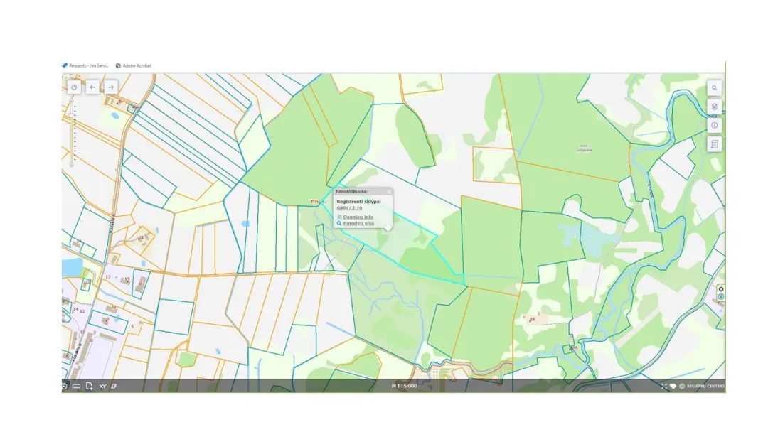 Parduodama 1/2 žemės sklypo dalis Ylių k., Plungės r. sav.