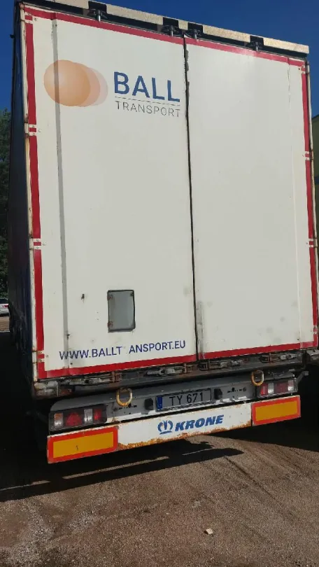 KRONE SDP 27 sunkiasvorė puspriekabė