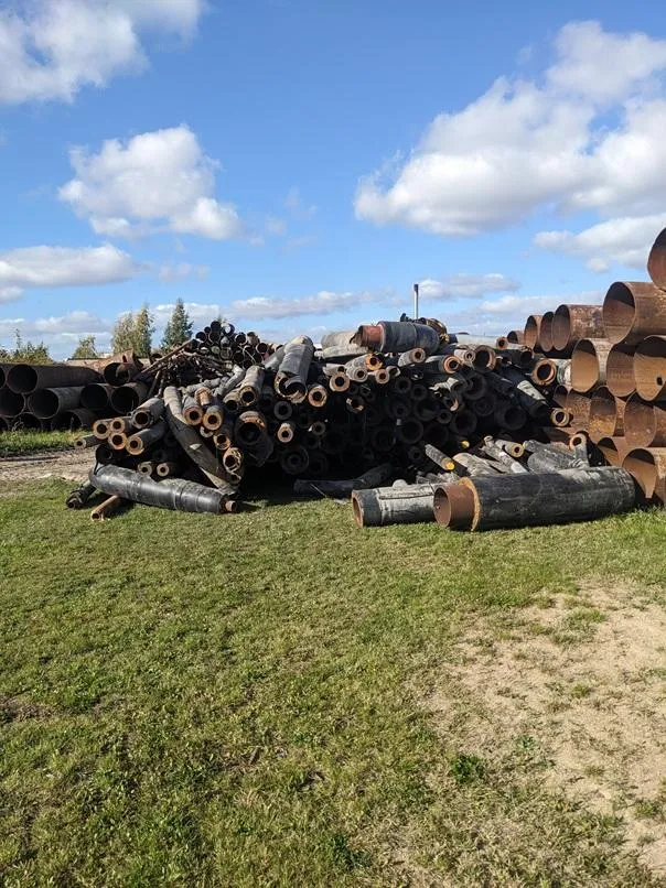Plieninių vamzdžių ir kito metalo laužo pardavimas