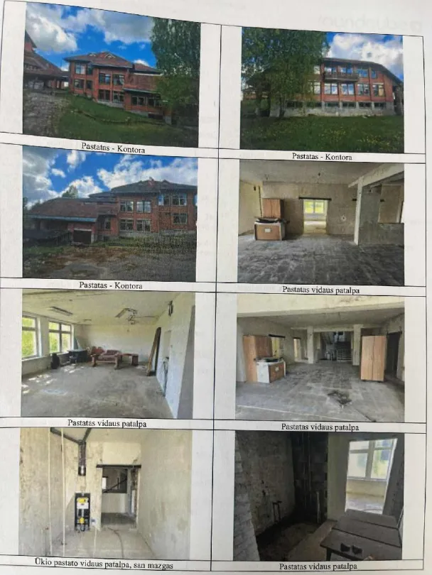Administracinės paskirties kontora Naujasodžio kaime, 1182,09 kv. m