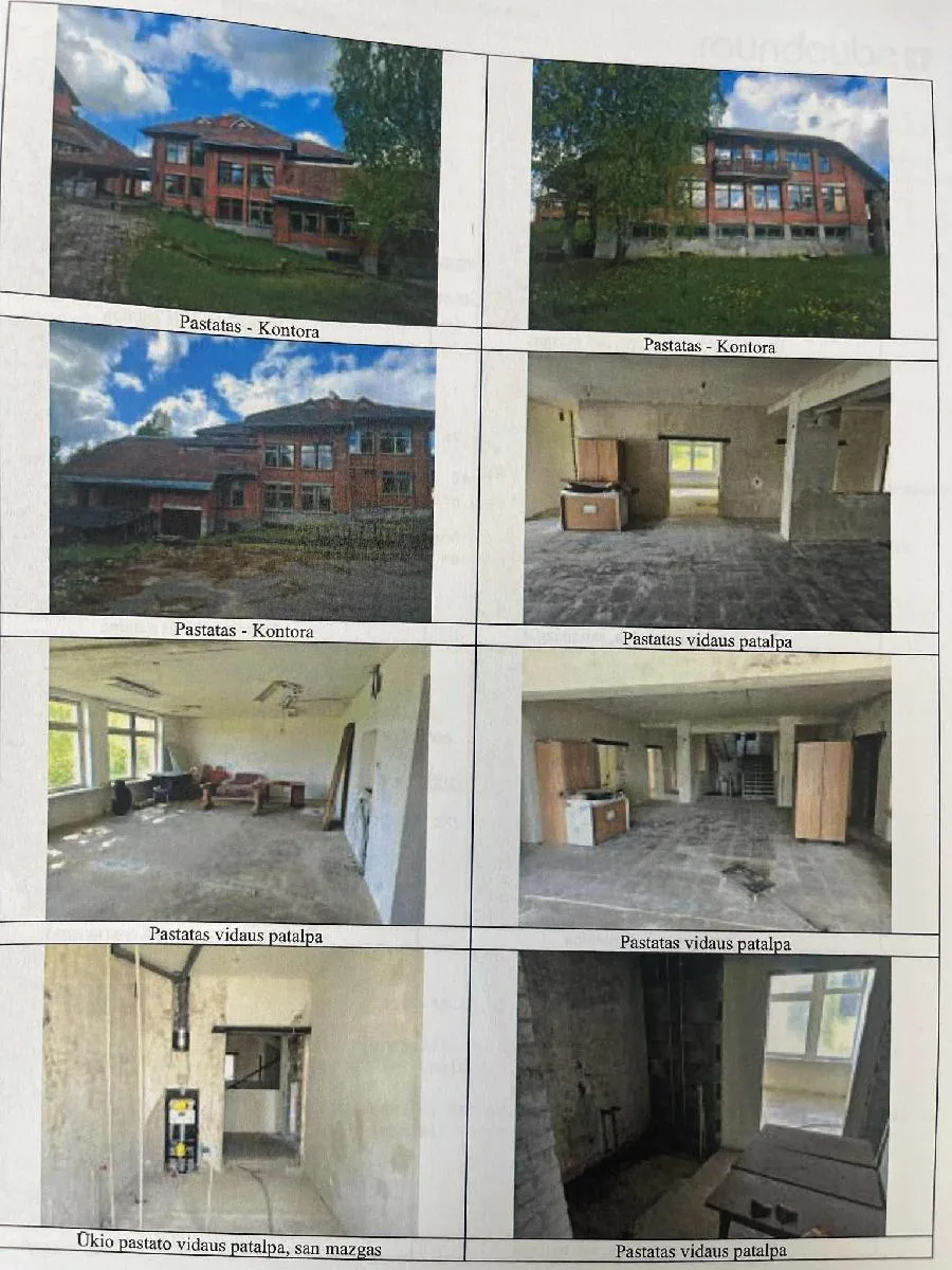 Administracinės paskirties kontora Naujasodžio kaime, 1182,09 kv. m