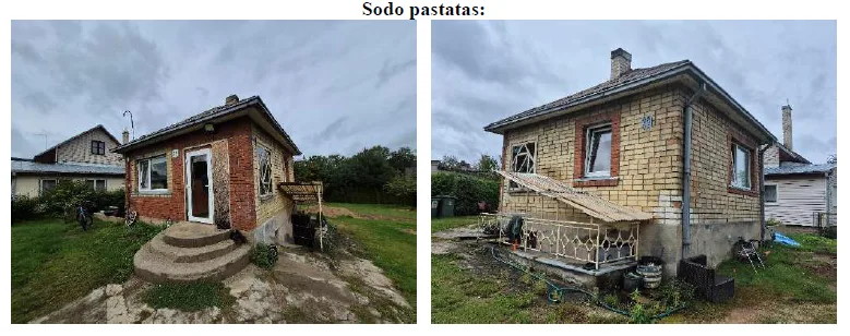 Parduodamas sodo namelis su žemės sklypu ir kiemo statiniais Kauno r., Laumėnų k.