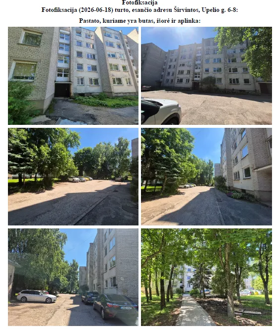 2 kambarių butas Širvintose, Upelio g.